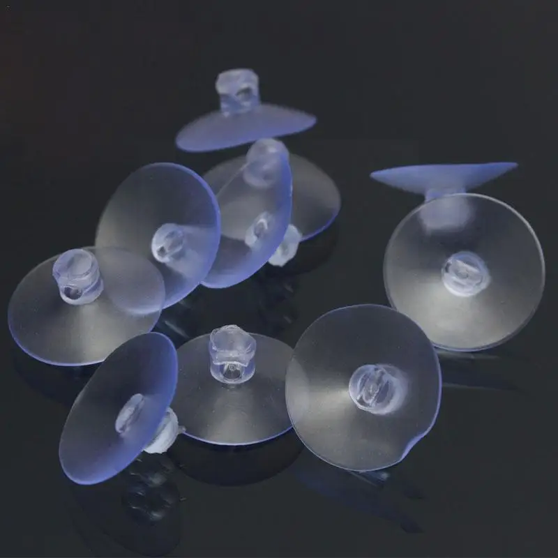 

Aquarium Approx. 25mm 10pcs/lot High-end Sucker Suction Cups Button Cup Suckers Transparent Mushroom Aquarium Fish Tan D9t7