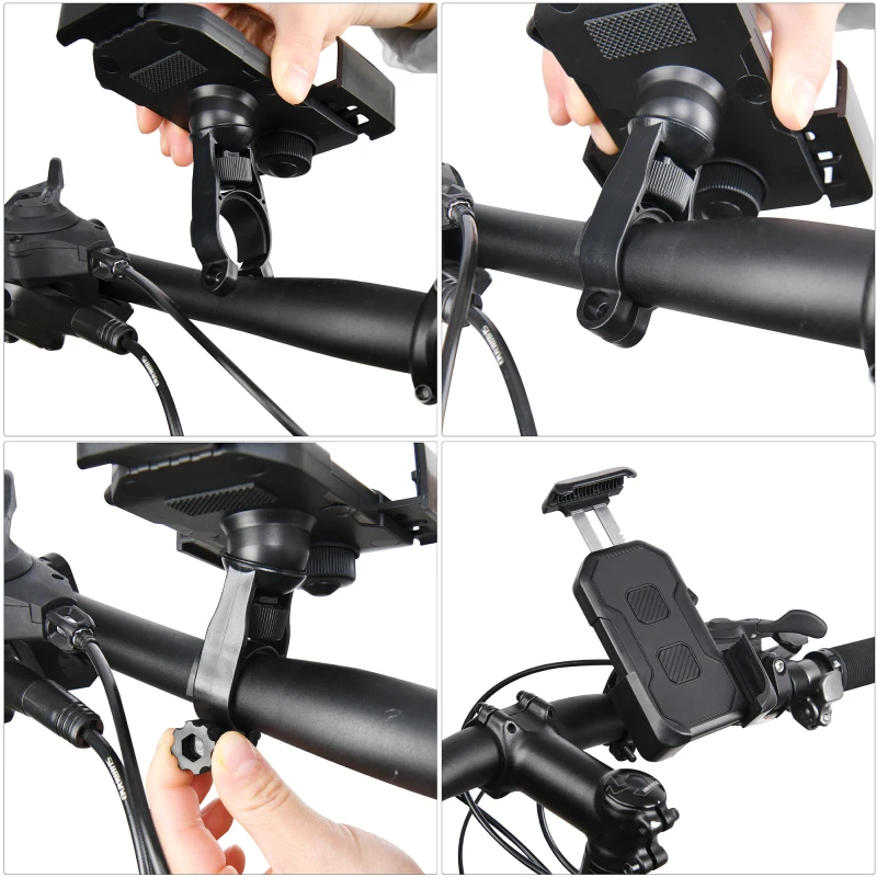 

2021 WHEEL UP Universal Bicycle Mobile Phone Bracket Shockproof Navigation Bracket Electric Vehicle Mobile Phone Bracket