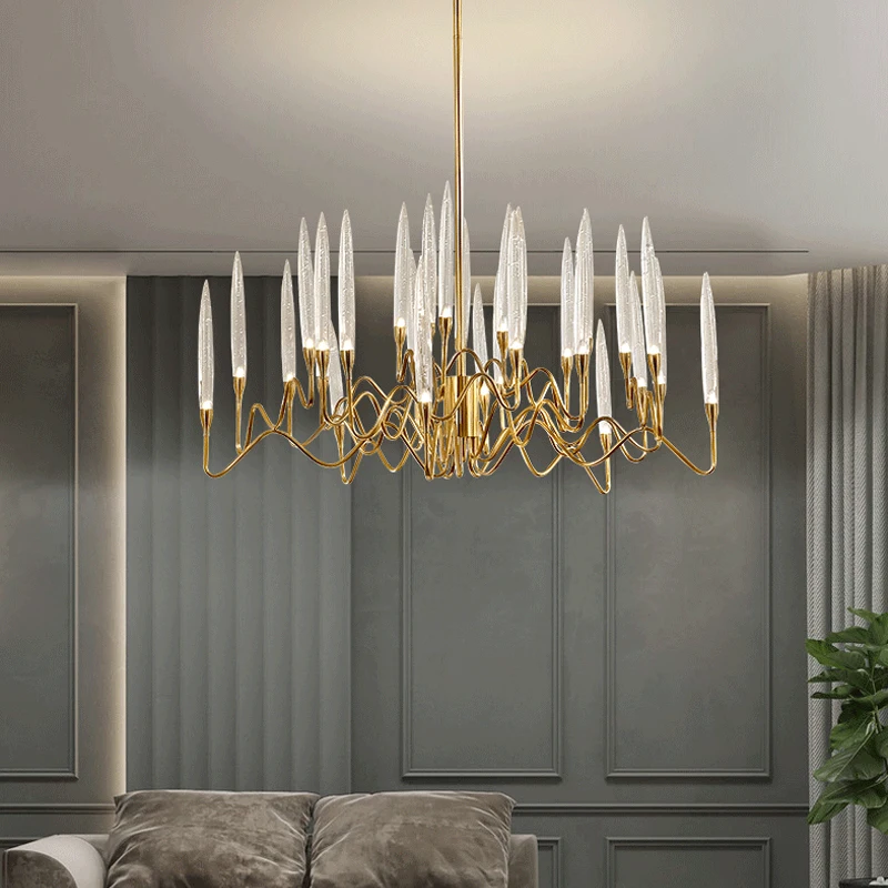 FSS современная люстра акриловый прозрачный абажур креативная гостиная спальня