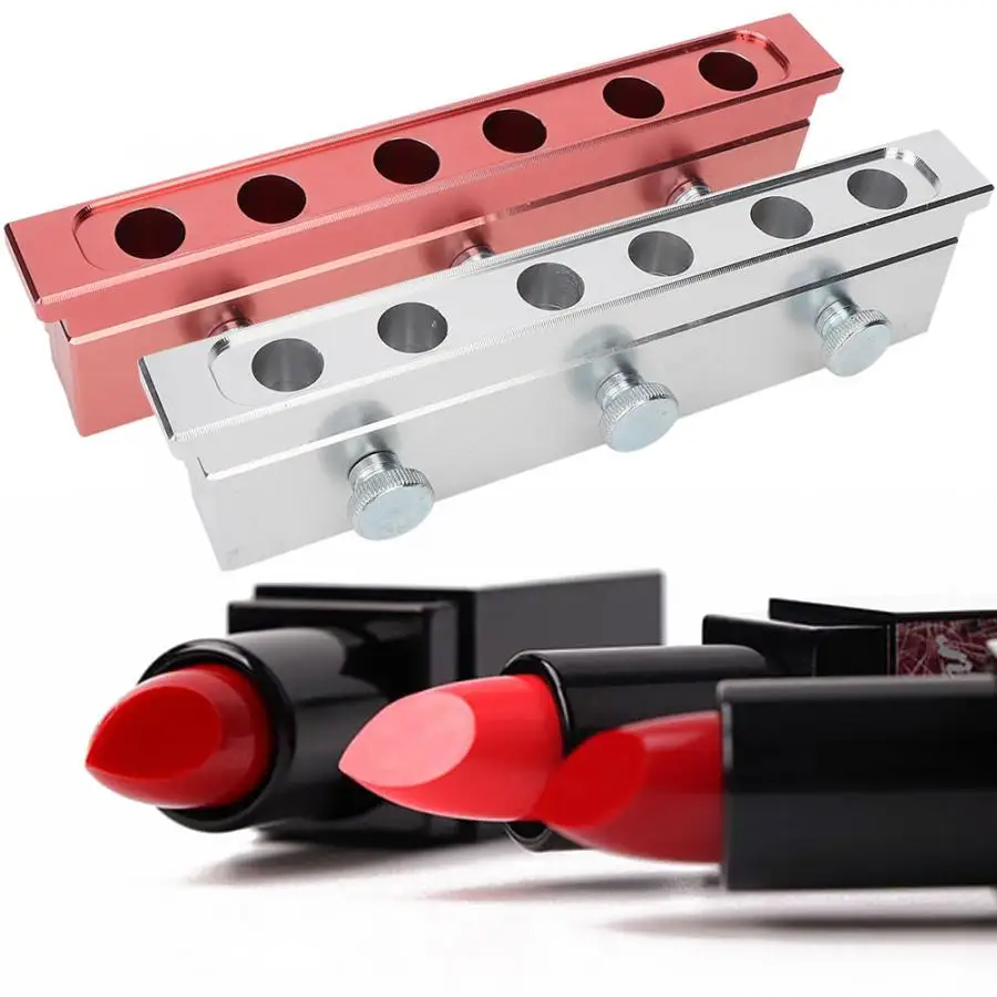 Бальзам для губ 12 1 мм 6 отверстий двойное использование алюминиевый сплав помада