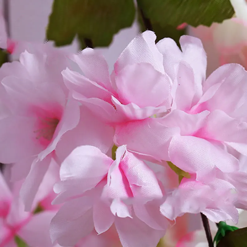 230 см Шелковая Сакура вишневого цвета свадебное украшение арки домашний декор