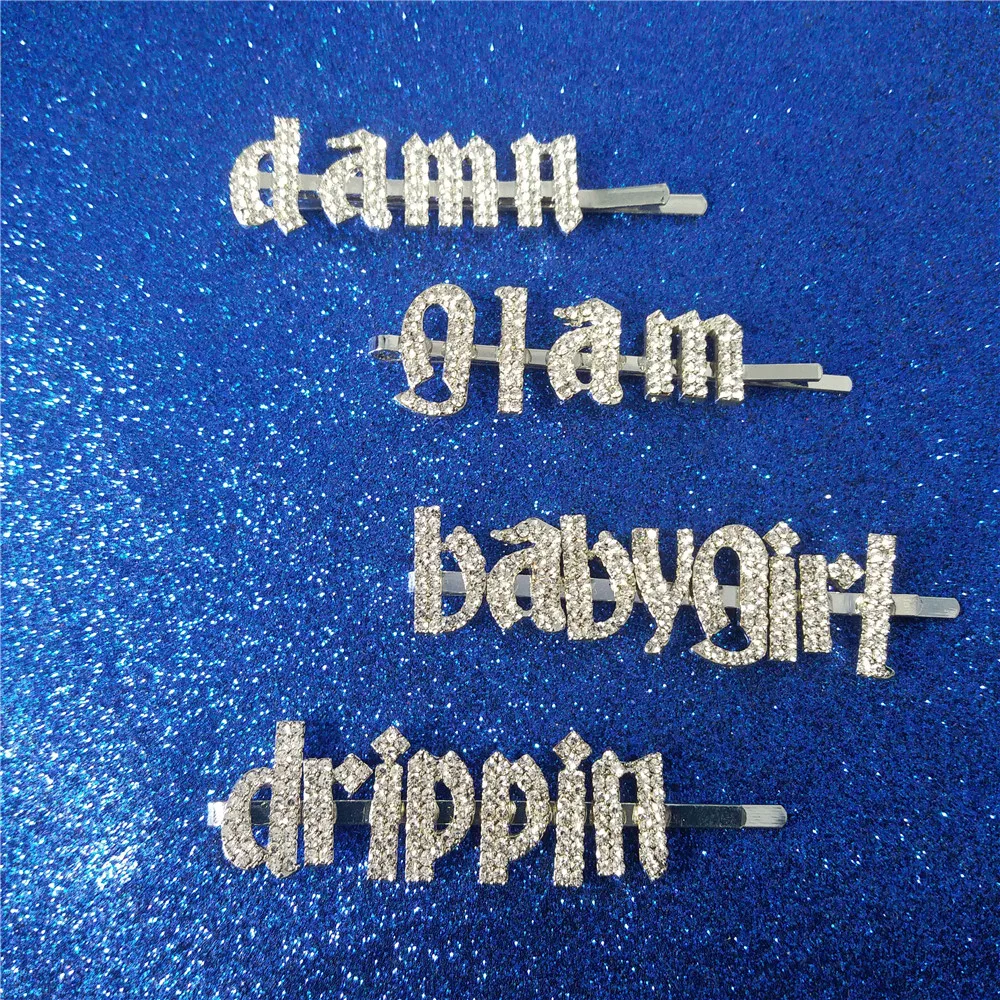 Женские заколки для волос с кристаллами надписью вечерние волос|Украшения волос|