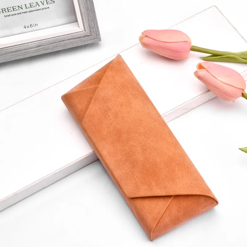 

New Fashion Pu Leather Cover Sunglasses Case For Women Men Glasses Portable Soft Glasses Pouch Bag Accessories Glasses Box