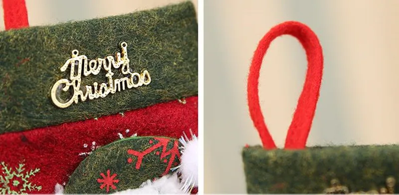 Рождество Новый Год 2021 Карманный держатель для вилка нож столовые приборы сумка