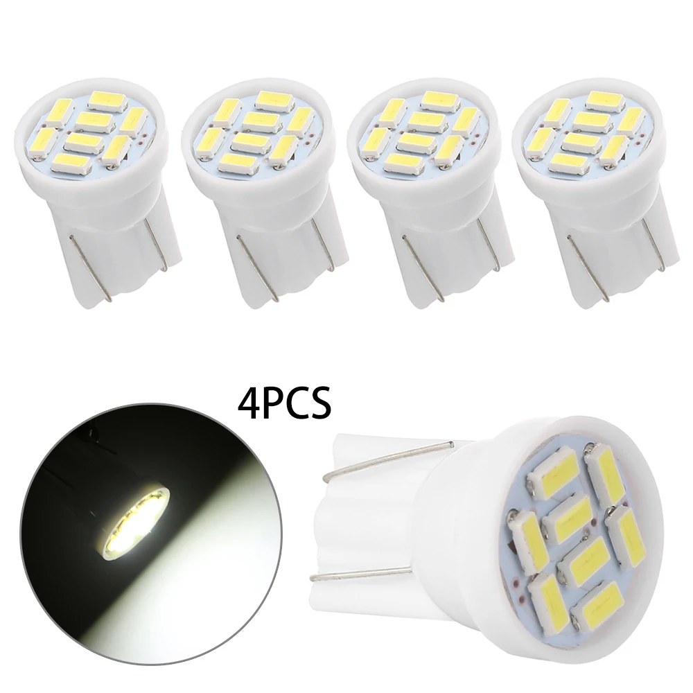 white 4 шт. 10 SMD W5W 194 168 светодиодный светильник Canbus без ошибок - Испускаемый цвет: white