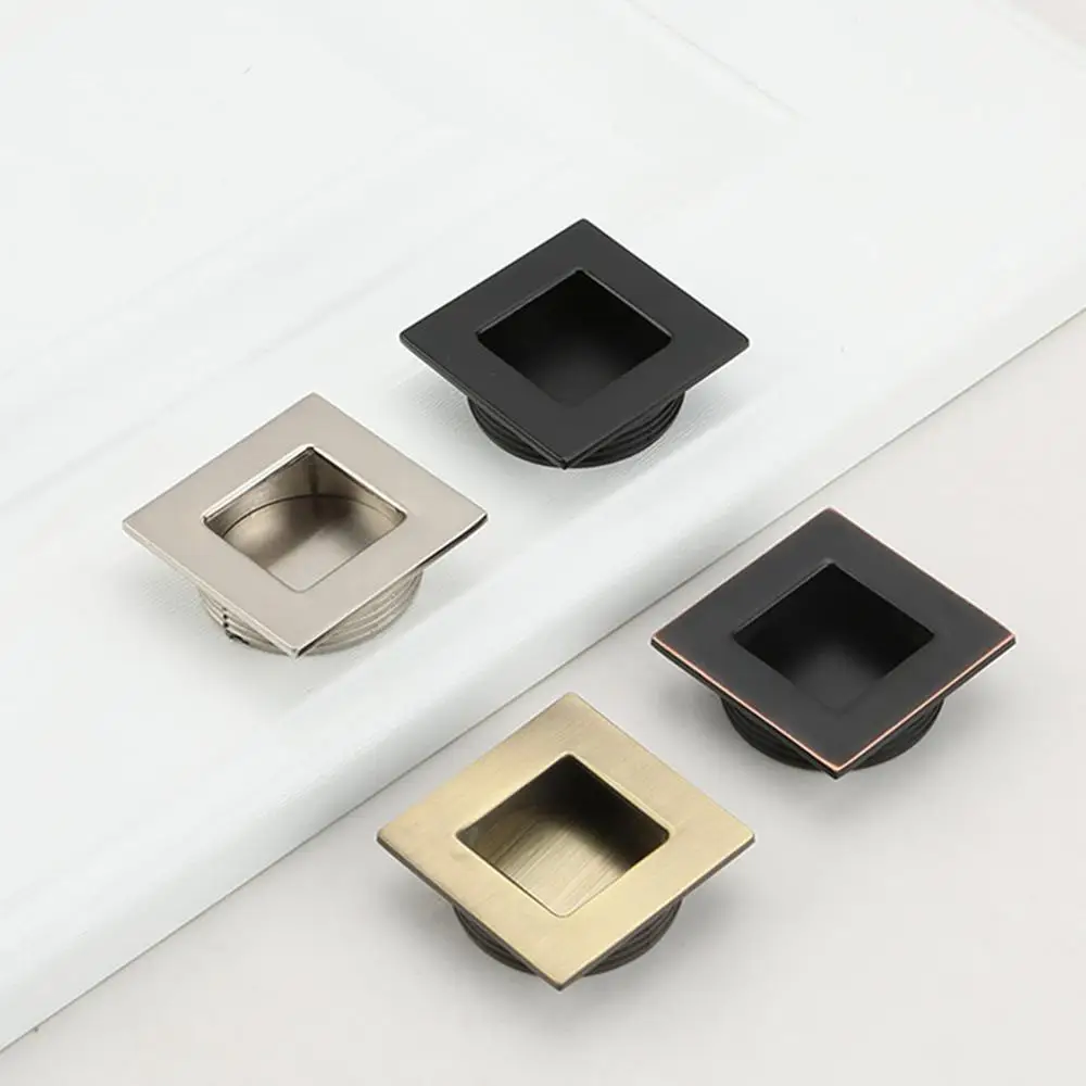 Черная ручка для раздвижной двери шкаф встроенный ящик с невидимой темной ручкой