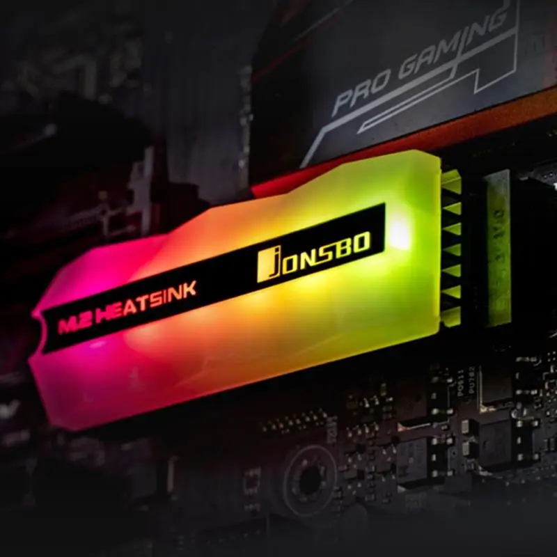 Jonsbo M.2-2 ARGB Lighting M.2 радиатор SSD 5 в 3Pin твердотельный жесткий диск охладитель