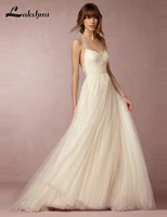 roycebridal exquisite spaghetti straps lace wedding dresses criss cross back a line vintage bridal gowns vestido de casamento