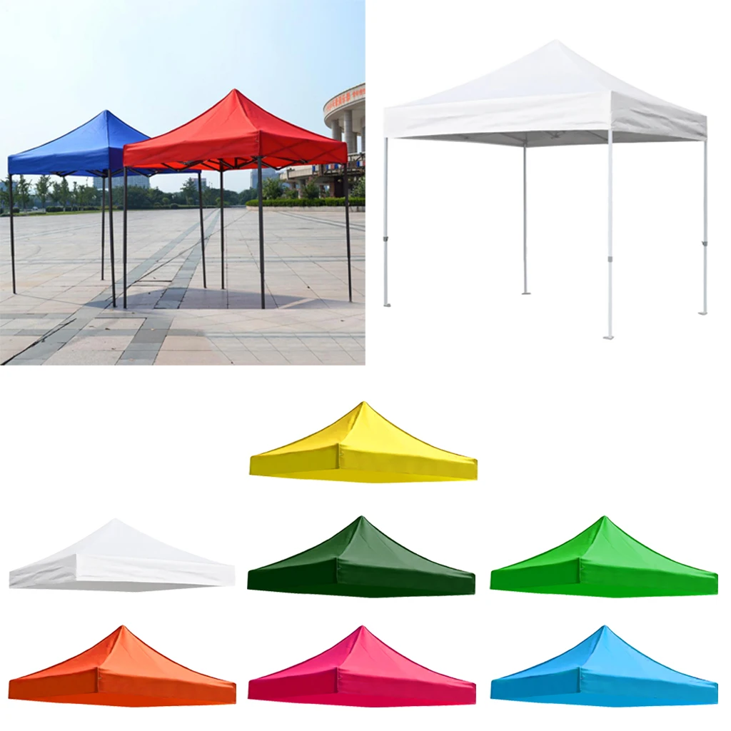 Outdoor Tent Top Cover Oxford Gazebo Roof Cloth Waterproof Camping Garden Party Awnings Canopy Sun Shelter Only | Спорт и