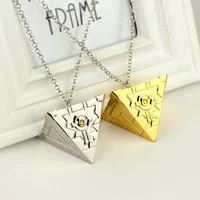 anime game wang thousand years building blocks three dimensional pendant necklace for men seven artifact key ring alloy jewelry