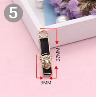 Алмазный застежка-молния золотой вытяжной бумажник металлическая подвеска