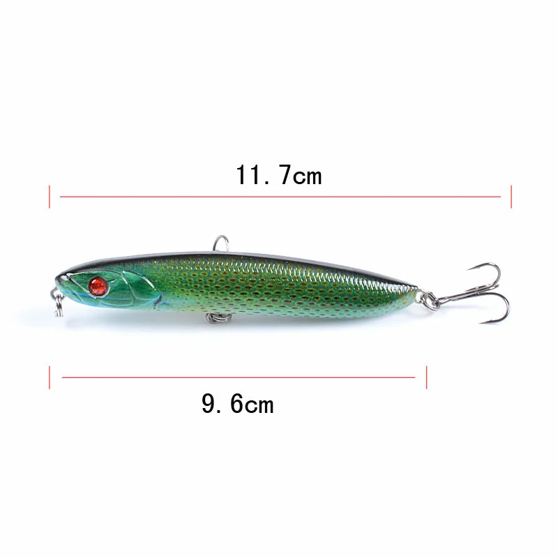 1 шт. тонущие рыболовные приманки карандаш сверхдлинные в виде гольяна 9 6 см/18 г