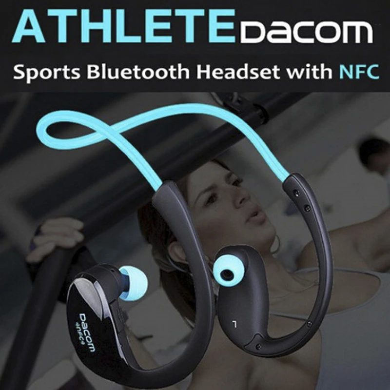 Dacom Athlete Bluetooth гарнитура для iPhone для samsung беспроводные наушники спортивные стерео наушники с HD микро NFC auriculares