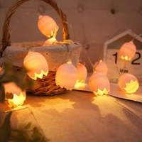 pheila led eggshell string lights creative fairy string lamps usb or battery operated for easter day indoor bedroom decoration