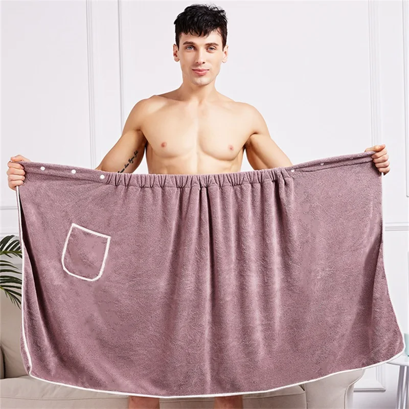 Wearable Magic Bath Towel With Pocket Swimming Soft Beach Blanket Shower Skirt Sports Gym Towels Sheet Swim Set for Adult