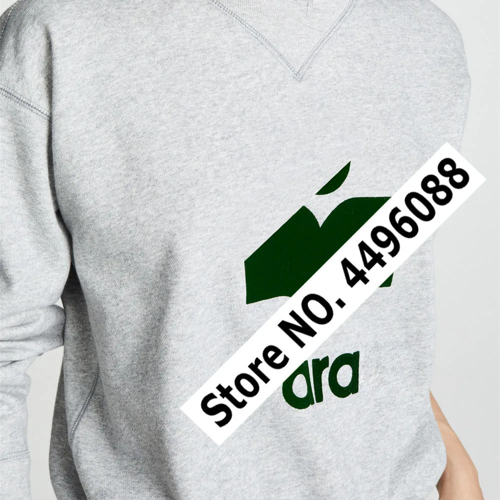 Прямая поставка Толстовка с буквенным принтом Женский пуловер длинными рукавами