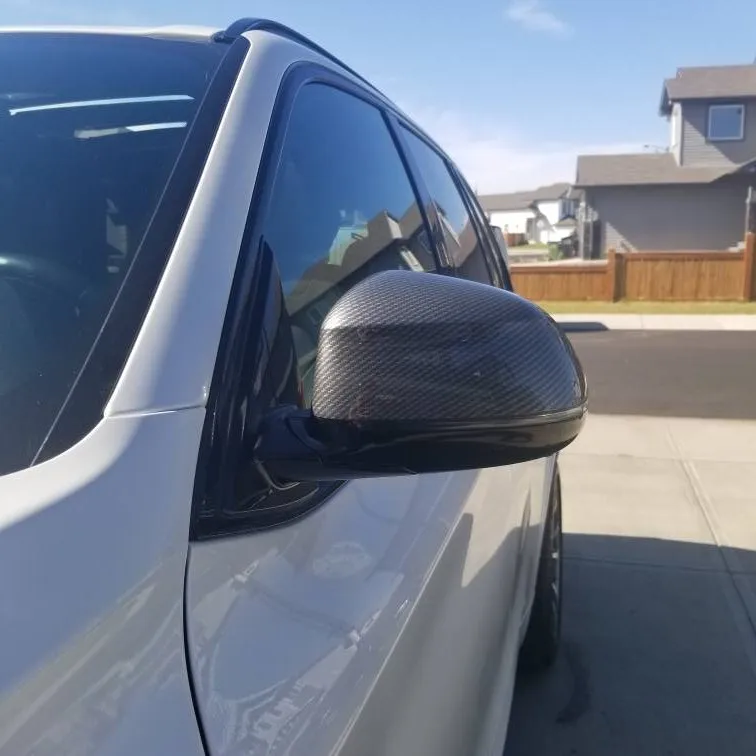 Хромированная черная сменная крышка Зеркала бокового вида для BMW X3 F25 X4 F26 X5 F15 X6 F16