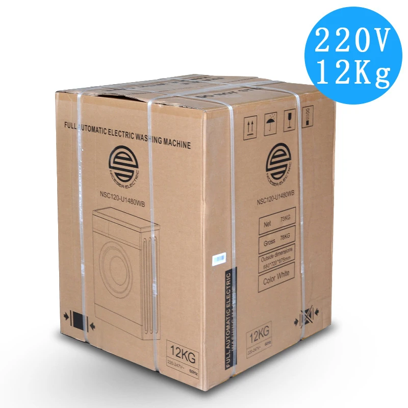 220 В стиральная машина отправка на заказ переднее открытие большая емкость 12 кг