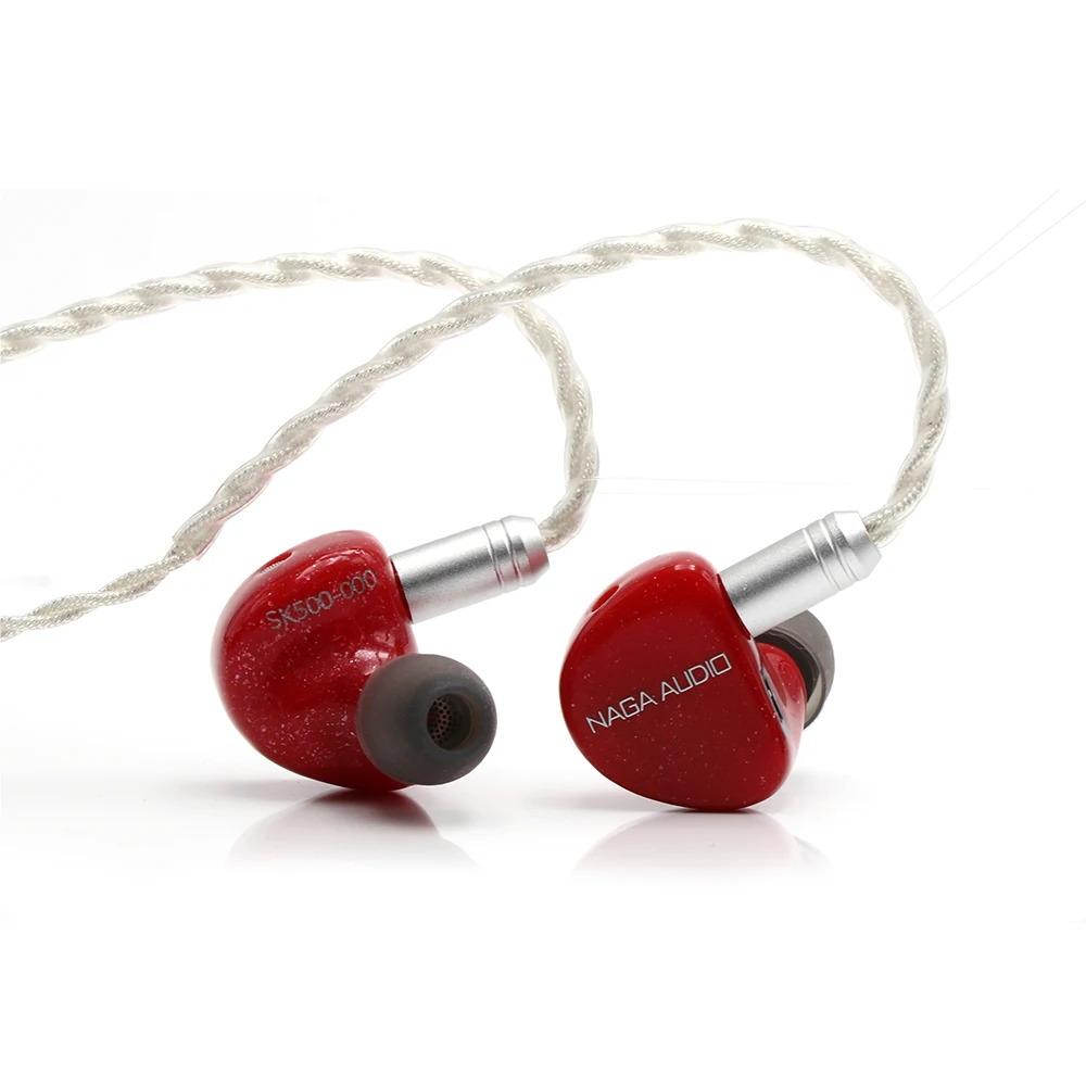 Наушники вкладыши NAGA AUDIO S5 5BA сбалансированные HiFi со съемным 2 контактным