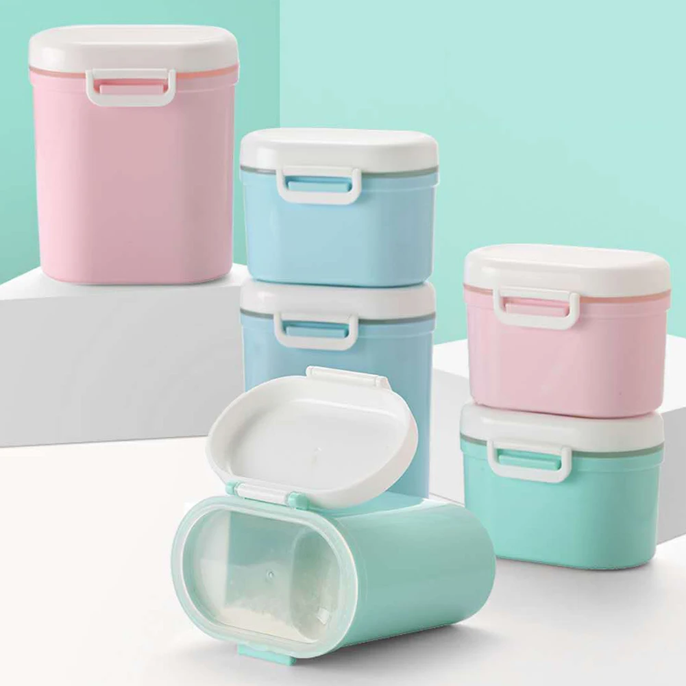 Baby Food Milk Powder Dispenser Toddler Sealed Organizer Portable Formula Large Capacity Storage Box Travel Bottle Container | Мать и