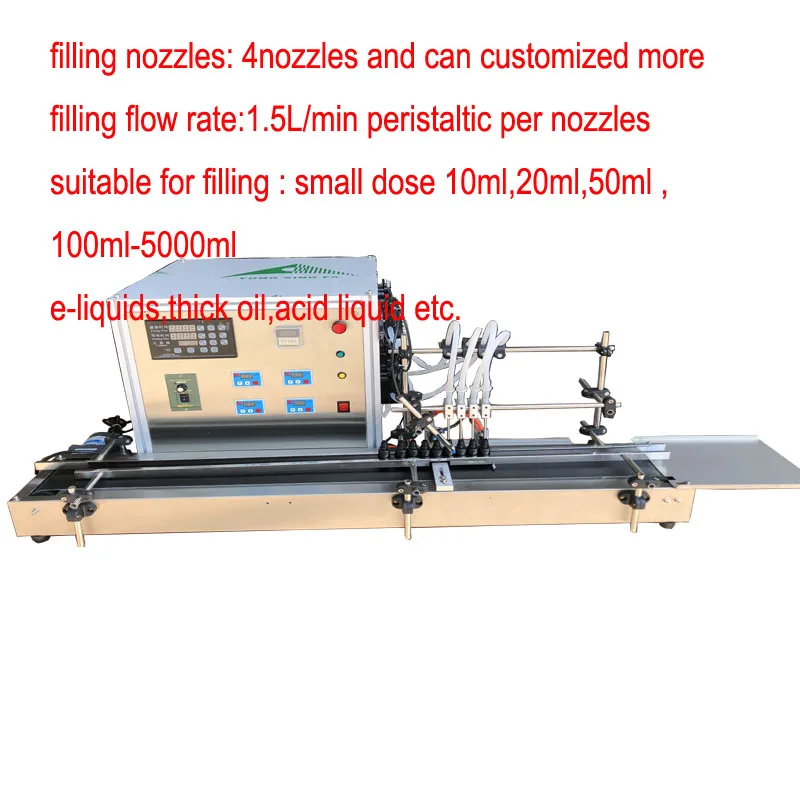 Автоматический Перистальтический заполнитель с насосом парфюмерное масло