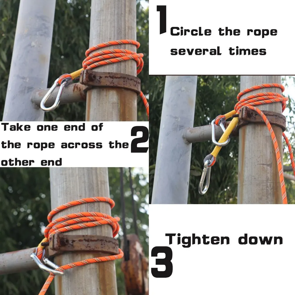 Новая веревка для скалолазания 8 мм диаметр наружные аксессуары пеших прогулок