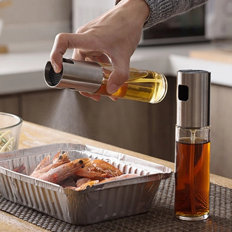 Стеклянный пищевой распылитель для масла кухонный масло выпечки