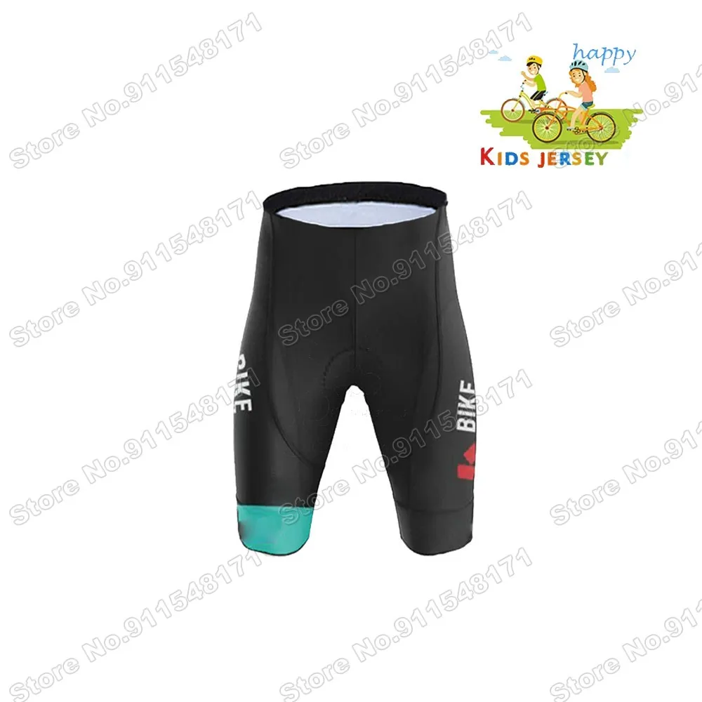 

2021 Kids BIKE EXCHANGEe Team Cycling Jersey Set Boys Girls Cycling Clothing Children Road Bike Suit MTB Ropa Ciclismo