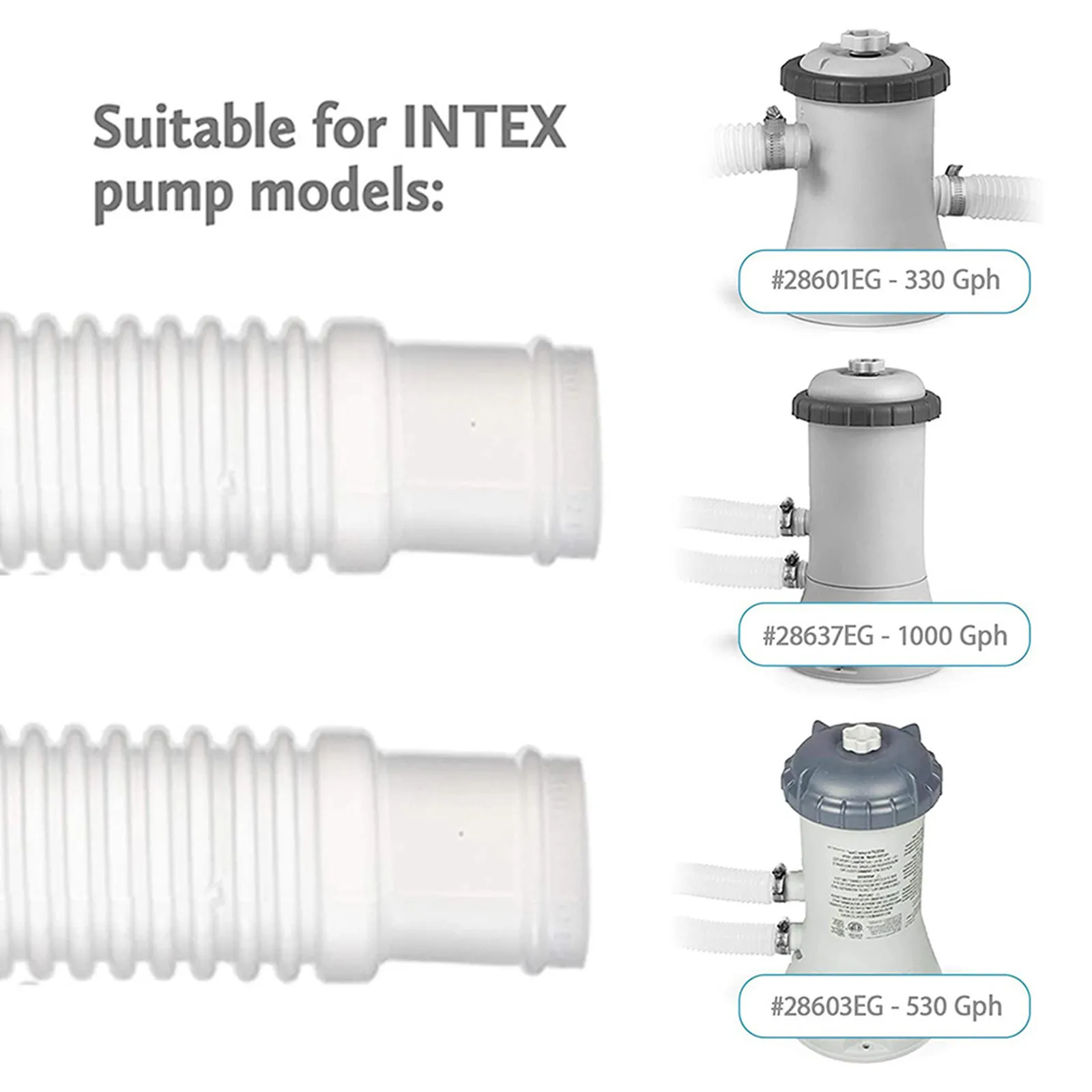 

Swimming Pool Replacement Hose Set Long Filter Swimming Pool Pump Replacement Hose Filter Pump Hose For Pool Pump Filter