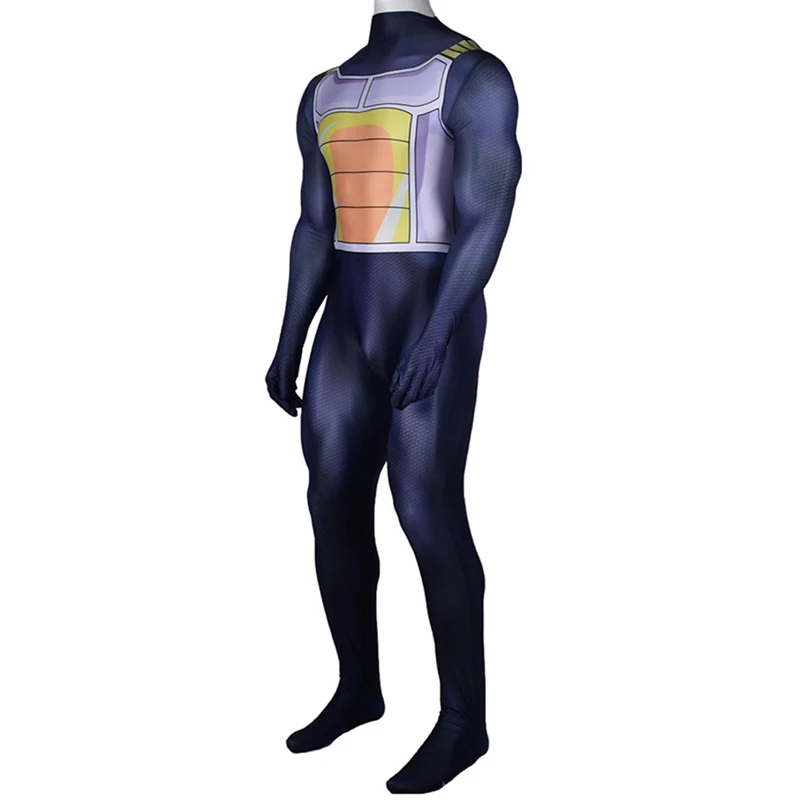 Аниме Драконий жемчуг Z Super Jiren Vegeta карнавальный костюм Zentai боди унисекс