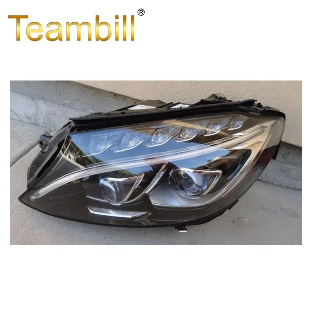 

Car auto parts w205 double lens headlight