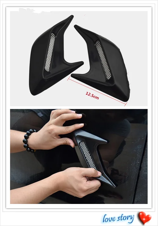 Декоративные наклейки для воздуховодов боковых крыльев автомобиля "2 шт. Симуляция вентиляционных отверстий" для автомобилей Ford всех моделей.