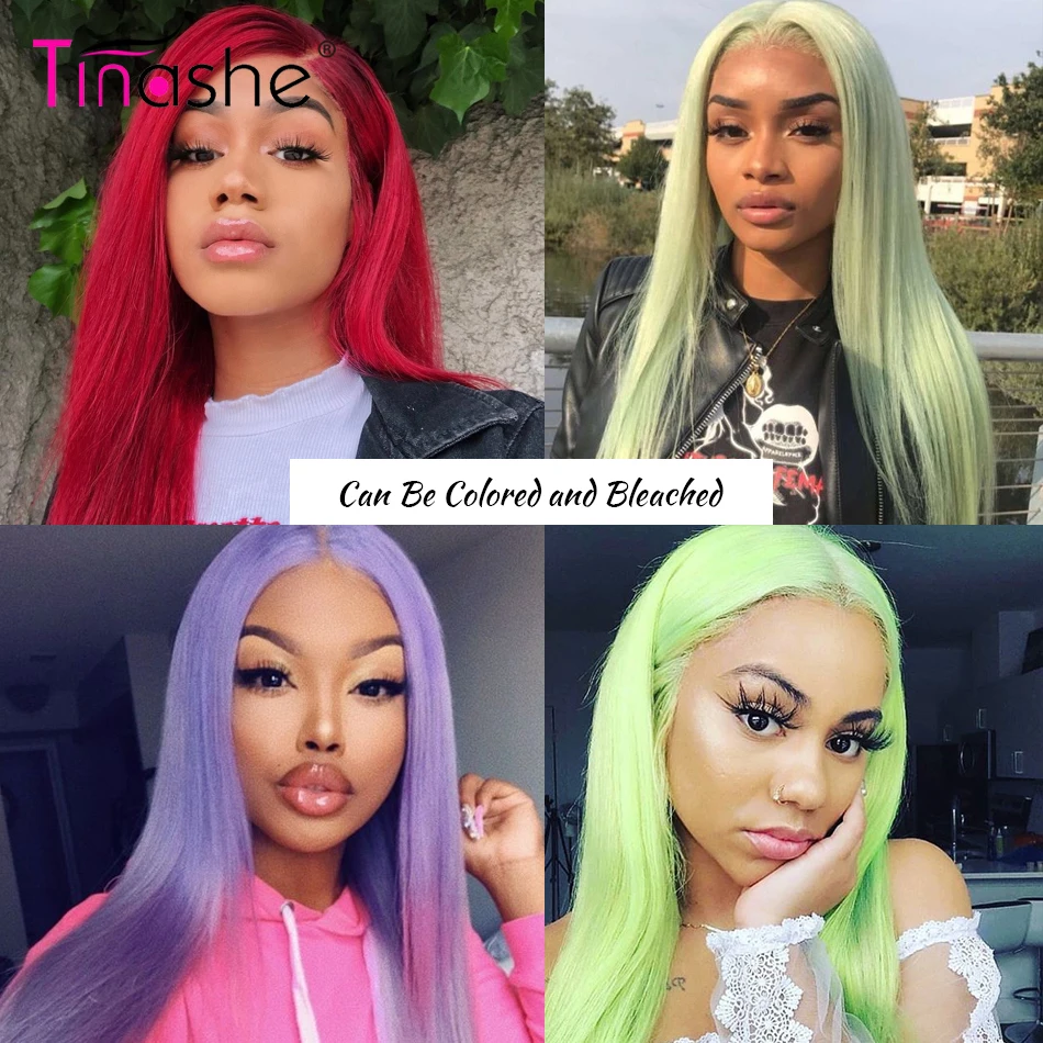 Парик Tinashe 13x6 613 для женщин прозрачные прямые волосы со светлыми волосами