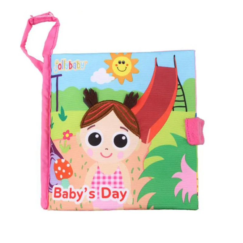 Милые игрушки для малышей в семейном стиле мягкие тканевые книги новорожденных