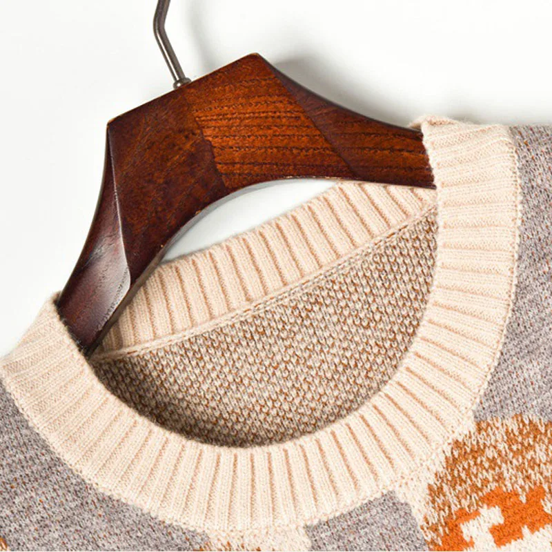 Высококачественный Женский свитер с ручной вышивкой на осень и зиму роскошные