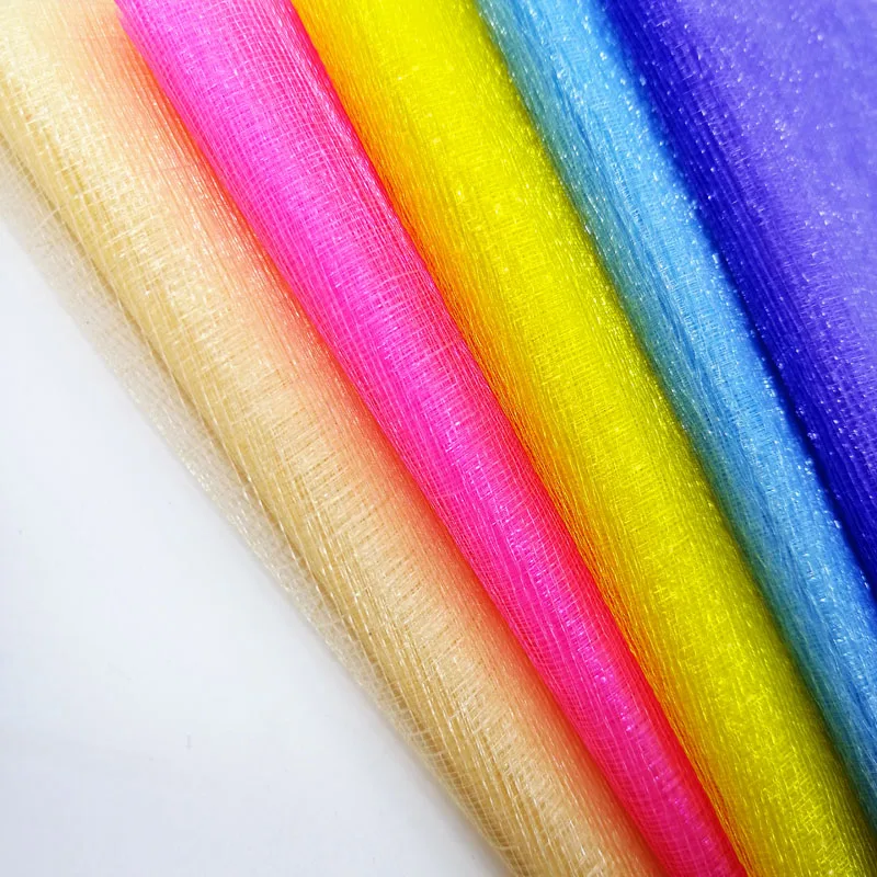 15 см * 5 м ультра тонкая ткань из органзы с кристаллами на день рождения