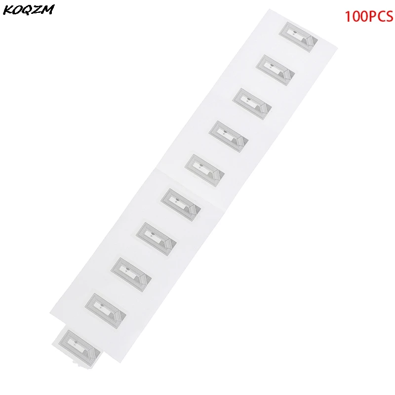 

100 шт. NFC чип Ntag213 наклейка влажная инкрустация 2*1 см 13,56 МГц RFID NTAG 213 ярлык