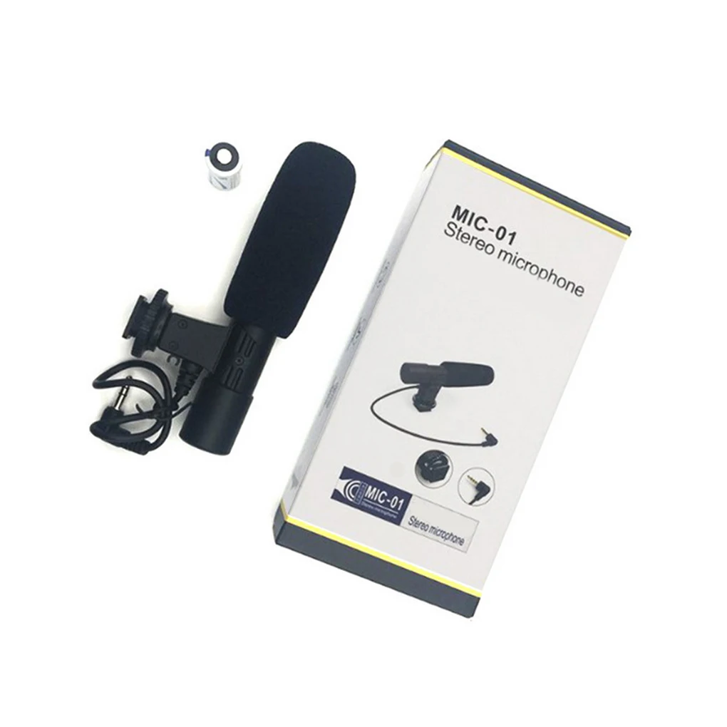 Новинка 3 5 мм стерео камера Микрофон VLOG для фотосъемки интервью цифровой