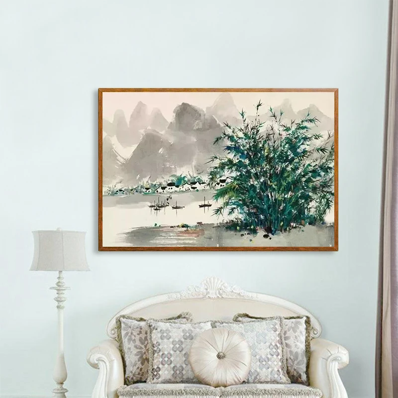 Зеленый фон натюрморт Горный цветок голландские краски по номерам ручной работы