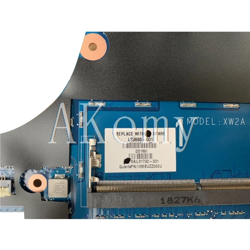 Billig For HP Zbook 15 17 G5 XW2A Motherboard L28698-001 L31792-001 DA0XW2MBAG0 P2 4GB I7-8750H Fully Tested