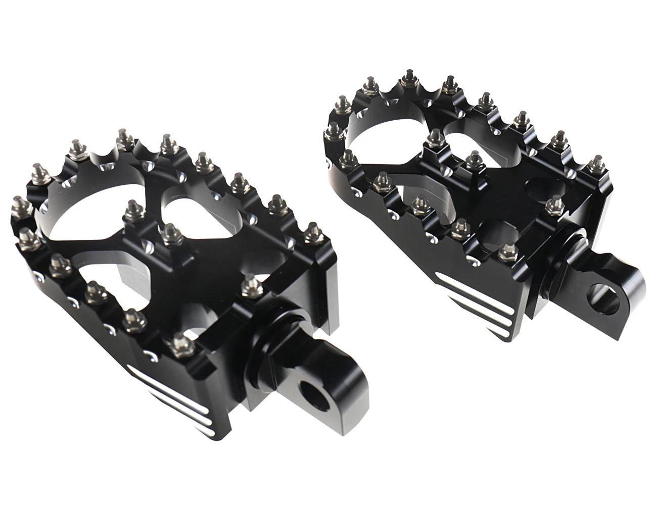 Черные вращающиеся подножки для кросса по индивидуальному заказу Chopper колышки