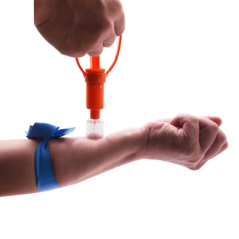 

Vacuum Aspirator Kit Snake Poison Remover Sets Survival Gear First Aid Supply Suitable Outdoor Survival Emergency Dropping