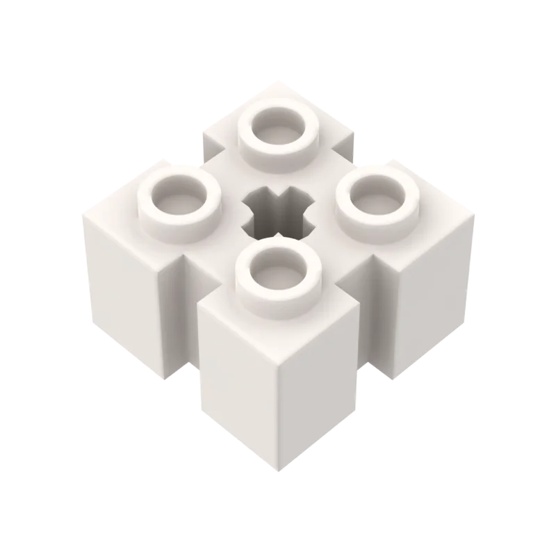 

1 шт., Детский конструктор 90258 с канавками и отверстиями для оси