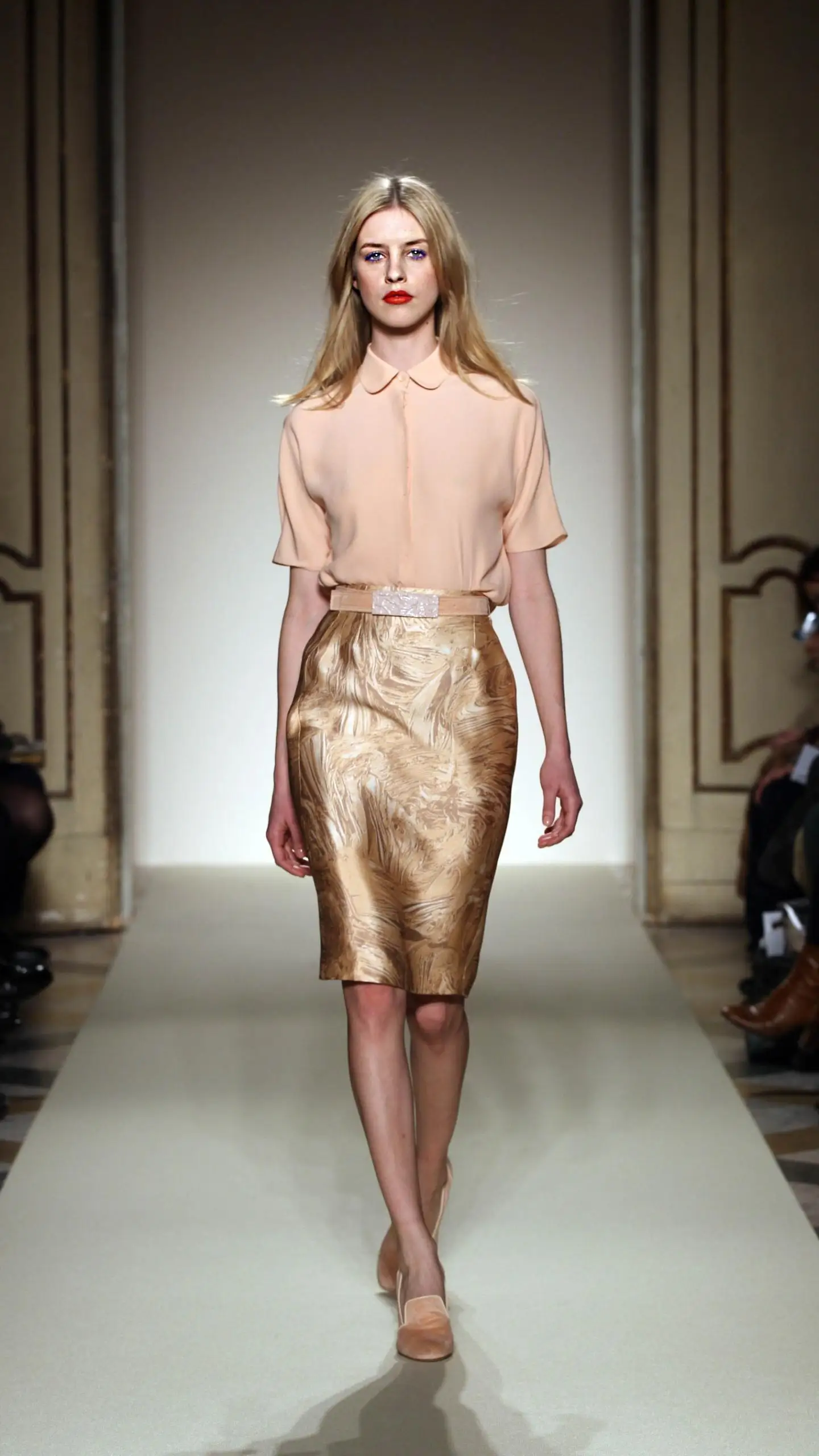 Летняя женская юбка винтажная плиссированная с принтом Фламинго приталенная