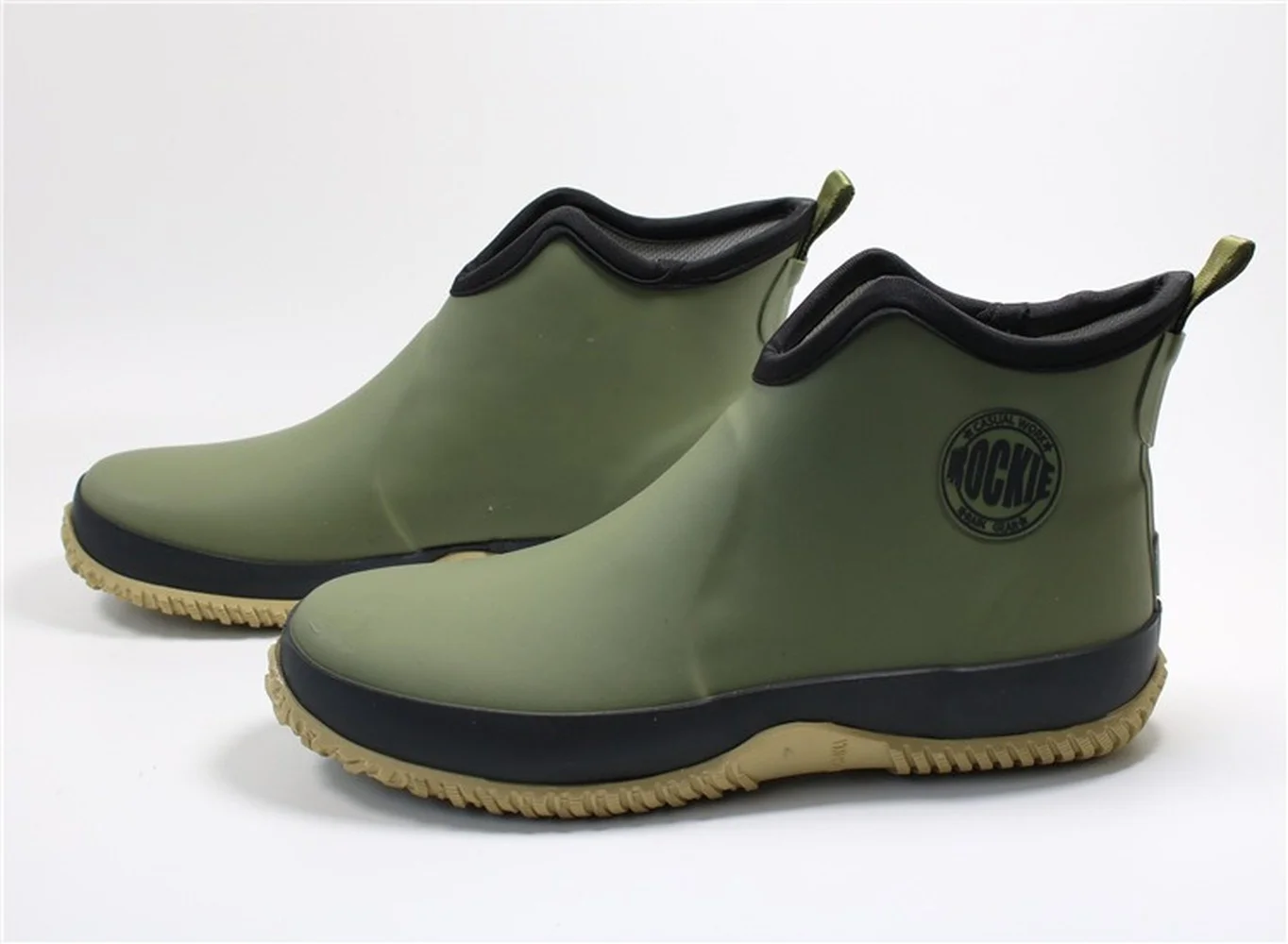 

Waterproof Rain Boots Men's Slip-on Rain Boots Waterproof Rubber Ankle Boots Outdoor Light Casual Fishing Boots Rain Short Boots