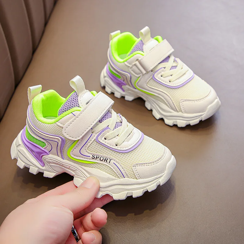 

Kids Shoes Fashion Children Sneakers Thick Bottom Casual Boys Sport Shoes Lightweight Student Tenis Running Shoes SXB006