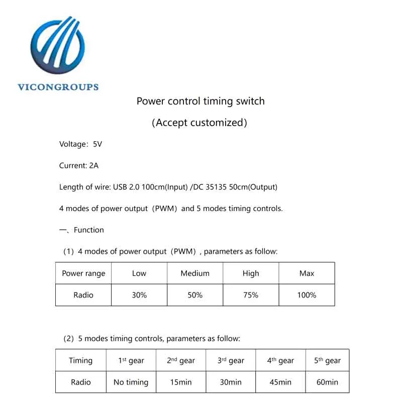 5 в долларов США и адаптер постоянного тока 4 режима проводной переключатель