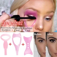 random color eyeliner model beginner eye makeup helper device tool assistant office women draw eye liners guide card mold set