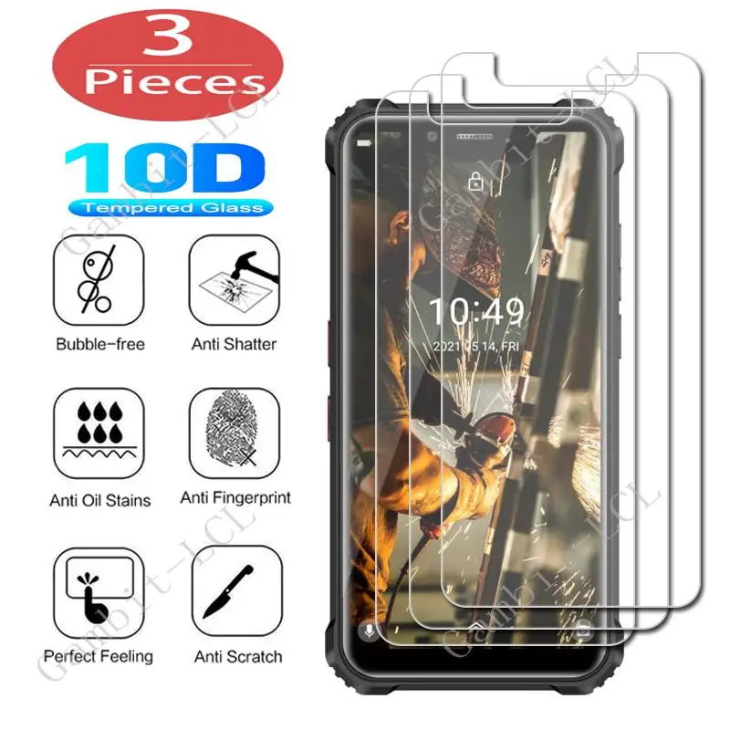 

3Pcs Protection Glass For Oukitel C18 C19 C21 Pro C23 K15 Plus WP12 WP9 WP10 5G Tempered Screen Protective Protector Cover Film