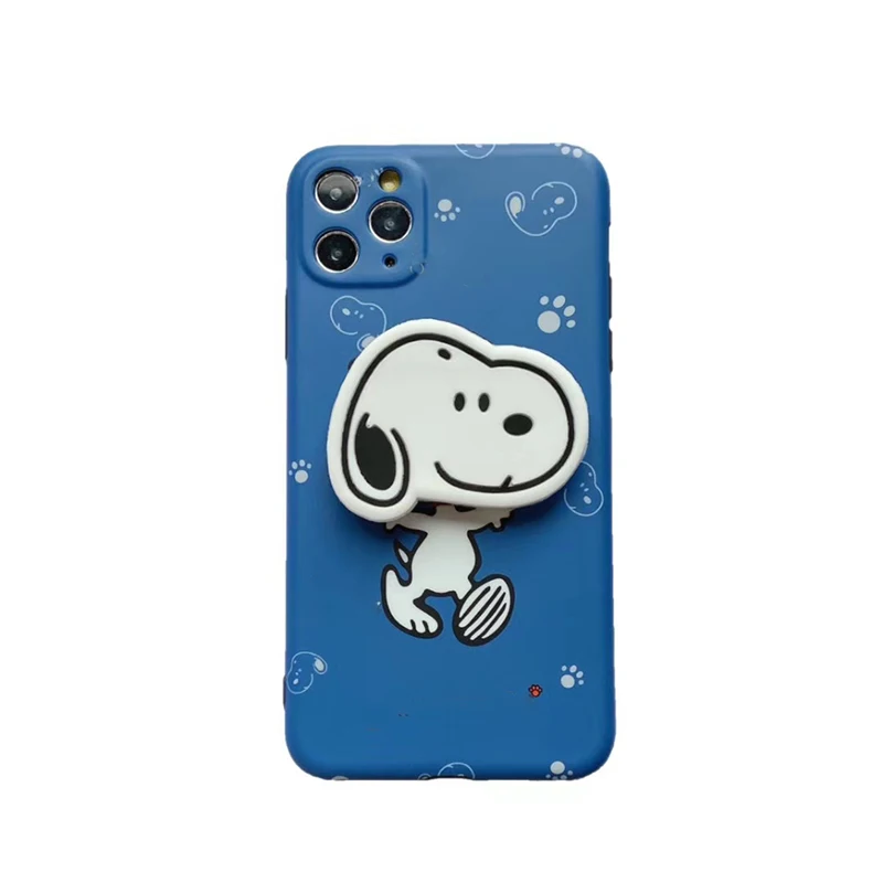 Чехол для телефона с мультяшным рисунком Charlie Brown Dog iphone 7 8 Plus мягкая складная